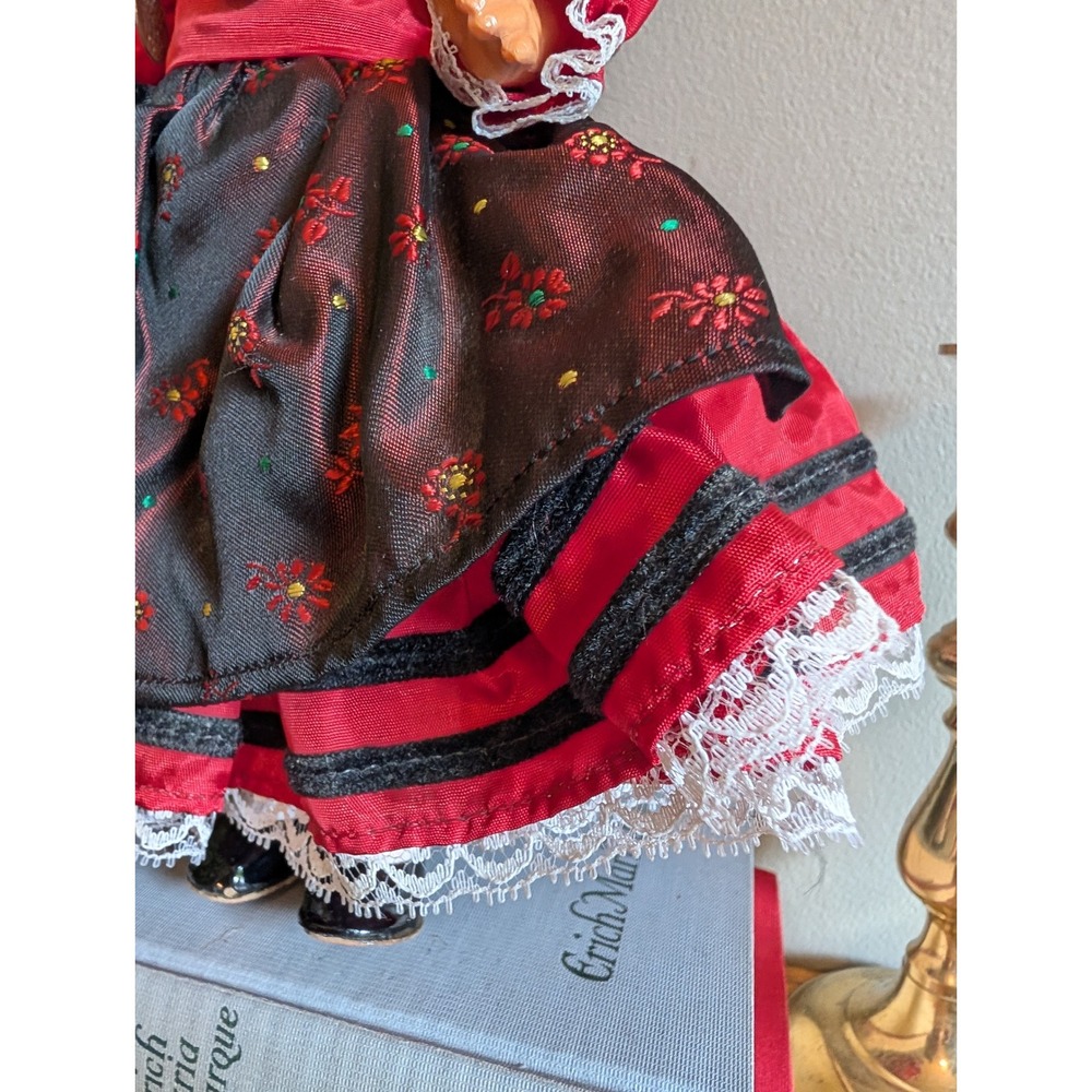 Vintage Original Schmider Trachten Doll Western Germany Folk Costume 10 Inch - Picture 6 of 16